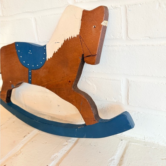 Wooden Rocking Horse Decor - Picture 2 of 7